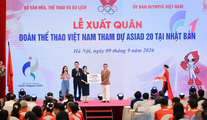 SHB tiếp sức Đoàn Thể thao Việt Nam chinh phục ASIAD 20