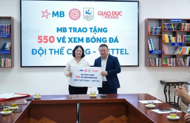 MB đồng hành đưa học sinh đến gần hơn với thể thao chuyên nghiệp
