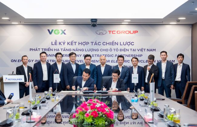 TC Group và VGX hợp tác phát triển hạ tầng năng lượng cho giao thông điện hóa