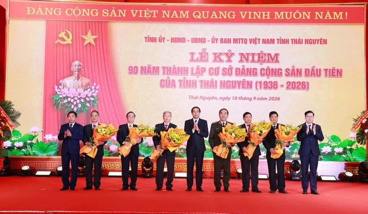 Thái Nguyên kỷ niệm 90 năm thành lập cơ sở Đảng Cộng sản đầu tiên của tỉnh