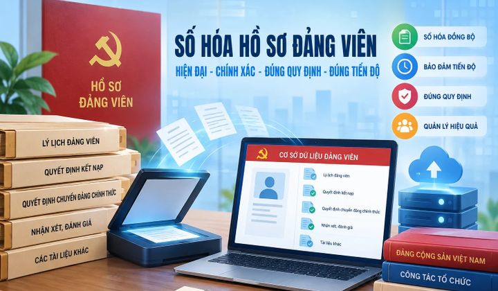 Thanh Hóa tăng tốc chuẩn hóa, số hóa dữ liệu đảng viên