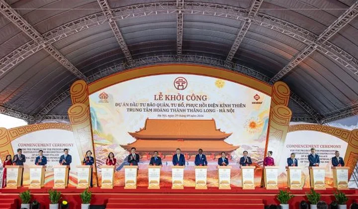 Hà Nội: Khởi công Dự án đầu tư bảo quản, tu bổ, phục hồi Điện Kính Thiên