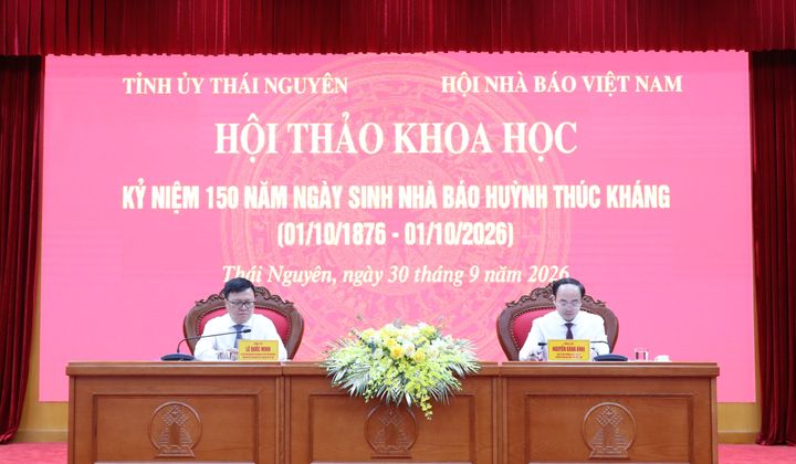Thái Nguyên: Hội thảo khoa học kỷ niệm 150 năm ngày sinh cụ Huỳnh Thúc Kháng