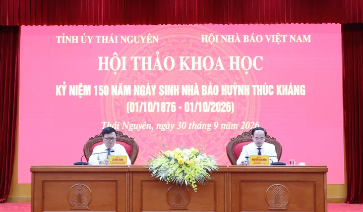 Thái Nguyên: Hội thảo khoa học kỷ niệm 150 năm ngày sinh cụ Huỳnh Thúc Kháng