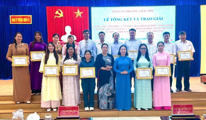Phường Châu Đốc: Lan tỏa tinh thần học tập, nghiên cứu Văn kiện Đại hội XIV của Đảng