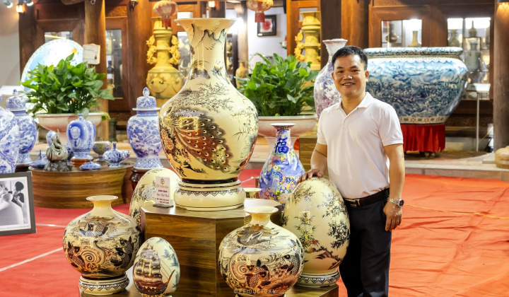 Nghệ nhân Ưu tú Đào Việt Bình: Dấu ân nâng tầm và lan tỏa thương hiệu Gốm Kim Lan