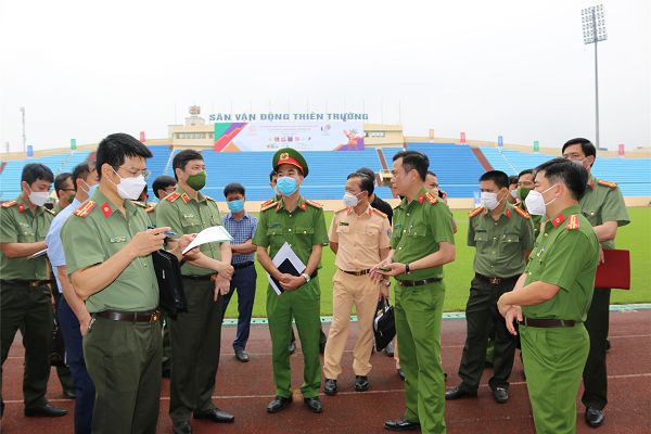 Công an TP Nam Định đảm bảo an ninh, an toàn tuyệt đối cho SEA Games 31