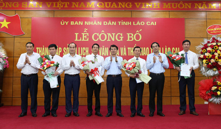 Lào Cai: Thành lập Sở Du lịch, Sở Văn hóa và Thể thao