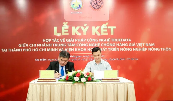 Chống hàng giả và Hợp tác về giải pháp công nghệ TRUEDATA