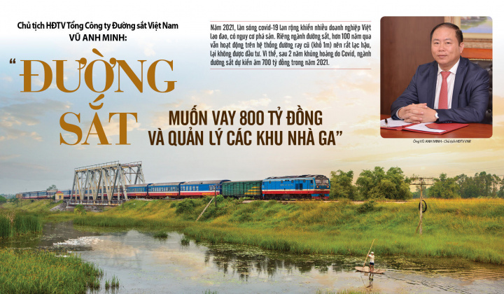 Đường sắt muốn vay 800 tỷ đồng và quản lý các khu Nhà ga