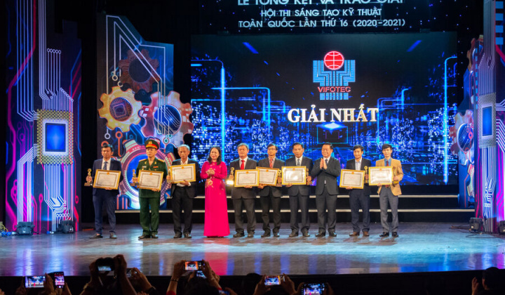 Lễ tổng kết và trao giải Hội thi Sáng tạo Kỹ thuật Toàn quốc lần thứ 16