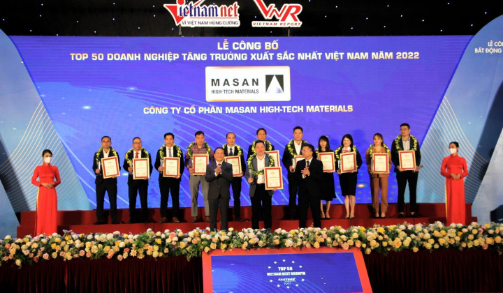 Masan High-Tech Materials – Top 50 Doanh nghiệp Tăng trưởng Xuất sắc Việt Nam năm 2021