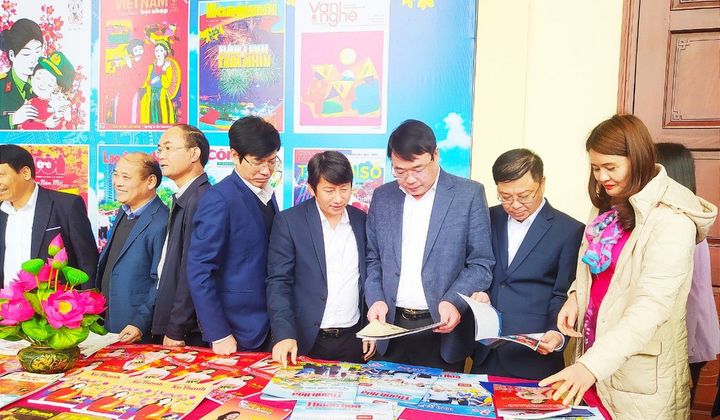 Thanh Hoá: Hội Báo xuân Quý Mão tại huyện Quảng Xương quy tụ hàng trăm Ấn phẩm báo chí