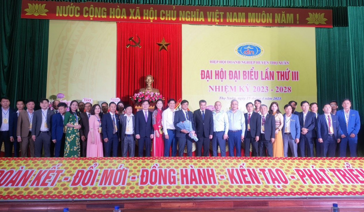 Hội doanh nghiệp huyện Thọ Xuân tổ chức Đại hội lần thứ III, nhiệm kỳ 2023 – 2028