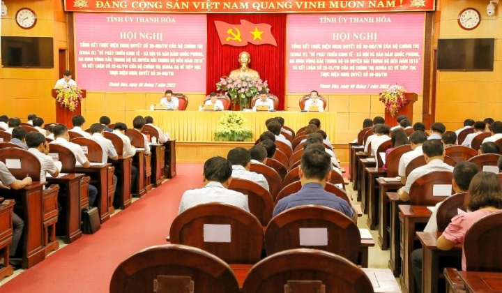 Thanh Hoá: Tổng kết thực hiện Nghị quyết số 39-NQ/TW của Bộ Chính trị (khóa IX)