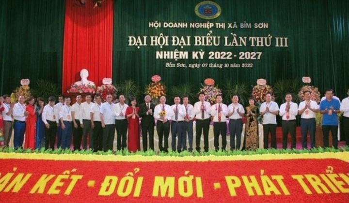Đại hội đại biểu Hội doanh nghiệp Thị xã Bỉm Sơn lần thứ III, nhiệm kỳ 2022 - 2027