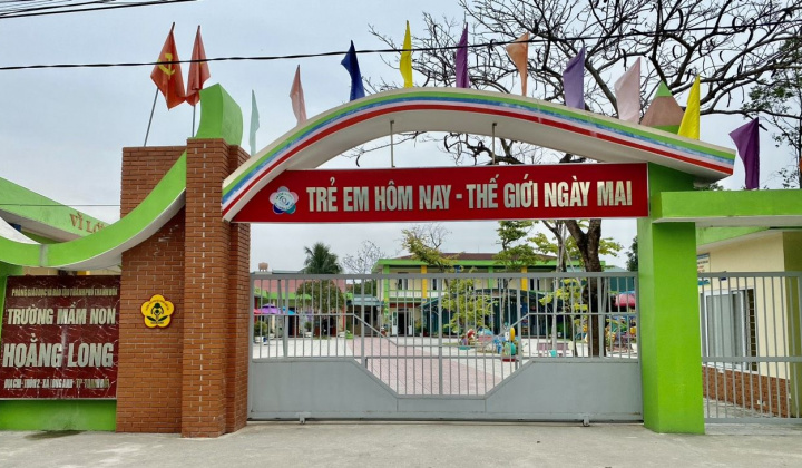 Trường Mầm non Hoằng Long: Xây dựng trường học thân thiện, lấy trẻ làm trung tâm