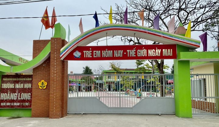 Trường Mầm non Hoằng Long: Xây dựng trường học thân thiện, lấy trẻ làm trung tâm