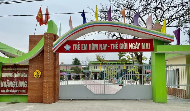 Trường Mầm non Hoằng Long: Xây dựng trường học thân thiện, lấy trẻ làm trung tâm