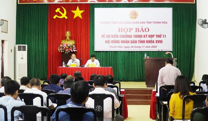 Kỳ họp thứ 11, HĐND tỉnh Thanh Hoá khóa XVIII dự kiến thông qua 43 nghị quyết