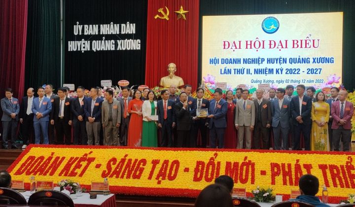 Đại hội Hội doanh nghiệp huyện Quảng Xương lần thứ II, nhiệm kỳ 2022 - 2027