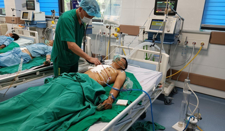 Thanh Hóa: Phẫu thuật thành công bệnh nhân bị đứt động mạch, rách mô phổi và thủng tim phải