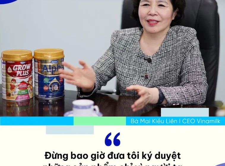 Khi được hỏi về nguyên tắc giúp Vinamilk thành công chinh phục thị trường trong và ngoài nước, “nữ tướng” của Vinamilk luôn nhắc đến 3 yếu tố cốt lõi: chất lượng, giá cả và dịch vụ. Trong đó, chất lượng phải đi đầu. “Mình là công ty thực phẩm, sản xuất đồ ăn, thức uống cho mọi người. Phải làm ra những sản phẩm tốt nhất, như đang làm cho người thân, gia đình của mình vậy”. Đó là điều bà luôn nhắc nhở đội ngũ khi bắt tay nghiên cứu và phát triển một sản xuất mới, phục vụ người tiêu dùng. Cho đến nay, Vinamilk vẫn là doanh nghiệp sở hữu những sản phẩm đi đầu các xu hướng dinh dưỡng trên thị trường. Nổi bật là các sản phẩm sữa tươi và sữa bột trẻ em đạt chuẩn organic châu Âu đầu tiên được sản xuất tại Việt Nam; hay sữa tươi đầu tiên trên thế giới đạt chuẩn Clean Label Project về sự an toàn, tinh khiết.