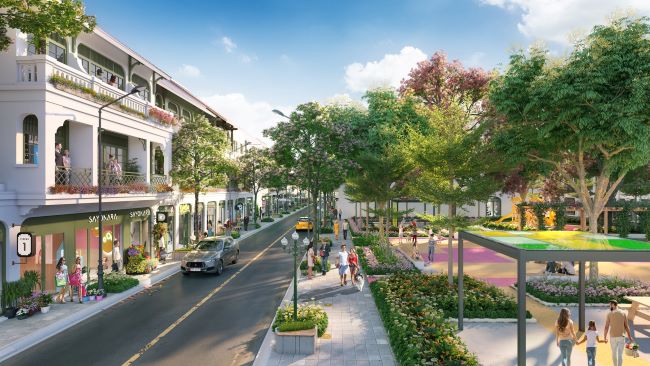 Cư dân Kim Ngân 1 dễ dàng tiếp cận hệ tiện ích đa dạng (Ảnh: Sun Property)