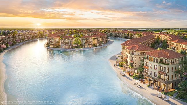 Isla Bella lấy cảm hứng từ hòn đảo huyền thoại giữa hồ Maggiore nước Ý, tái hiện lại địa thế “đảo trong đảo" tại Vinhomes Royal Island