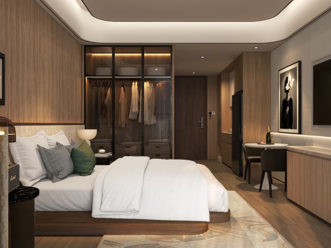 Thiết kế nội thất căn hộ sang trọng, đề cao tính thẩm mỹ (Ảnh minh họa: Sun Property)