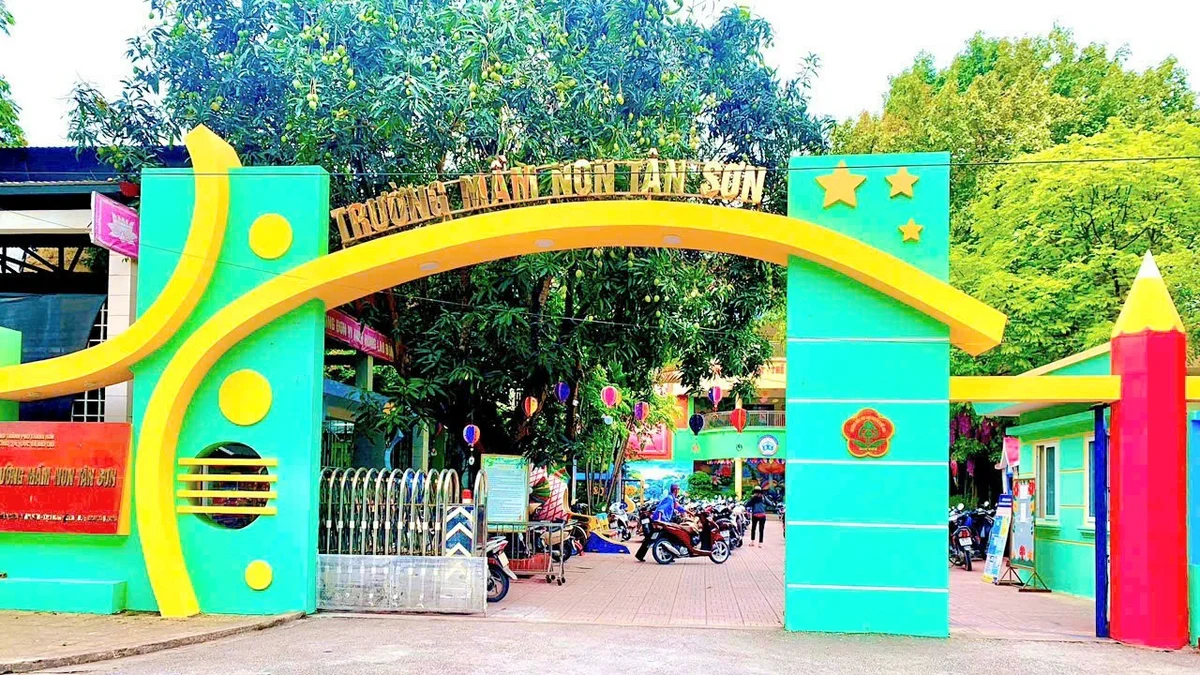 Trường Mầm non Tân Sơn: Xây dựng môi trường giáo dục thân thiện, lấy trẻ làm trung tâm
