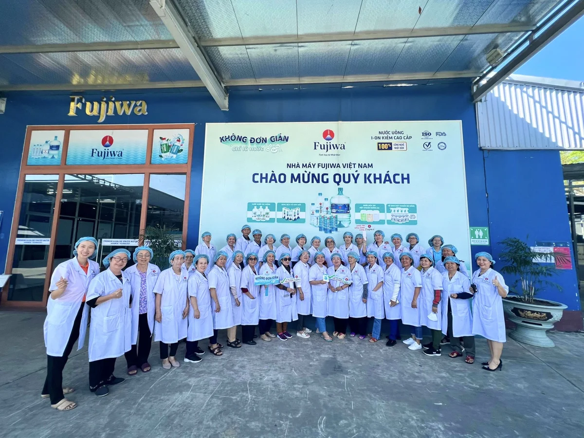 Hội Phụ Nữ phường 1, phường 3 quận Bình Thạnh tham quan nhà máy Fujiwa