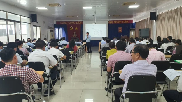 Đông đảo Cán bộ - Công chức của Ngành Thuế Bình Dương tích cực tham gia chuwong trình đào tạo
