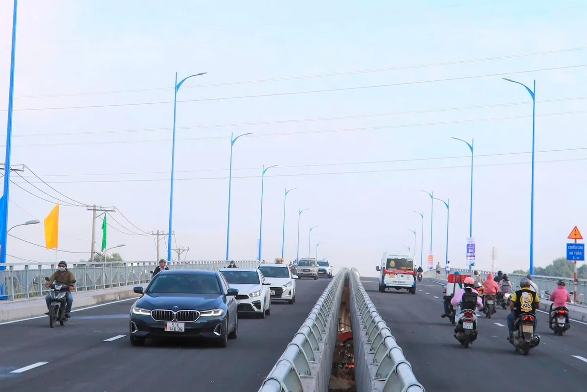 Thông xe cầu Năm Lý tại TP Thủ Đức: Bước đột phá hạ tầng giao thông