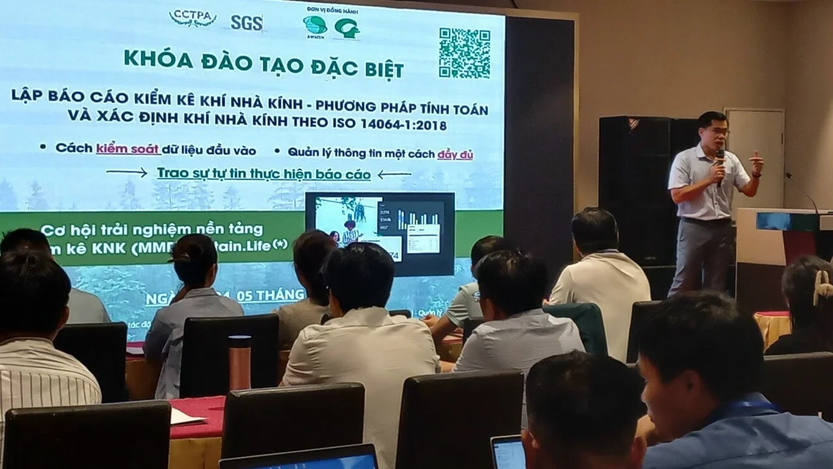 Khai mạc khoá học lập báo cáo kiểm kê khí nhà kính