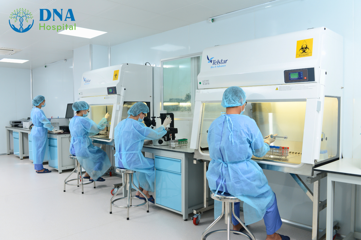 phòng LAB đạt chuẩn GMP WHO thuộc Ngân hàng mô tế bào gốc được Bộ Y tế cấp phép