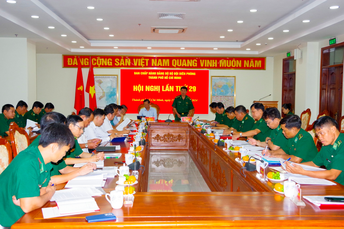 Toàn cảnh hội nghị Hội nghị Ban chấp hành Đảng bộ lần thứ 29