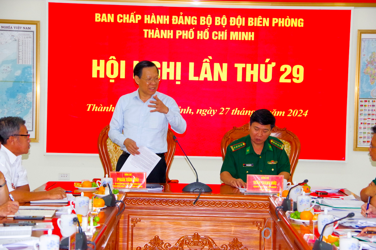 Đồng chí Phan Văn Mãi phát biểu chỉ đạo hội nghị
