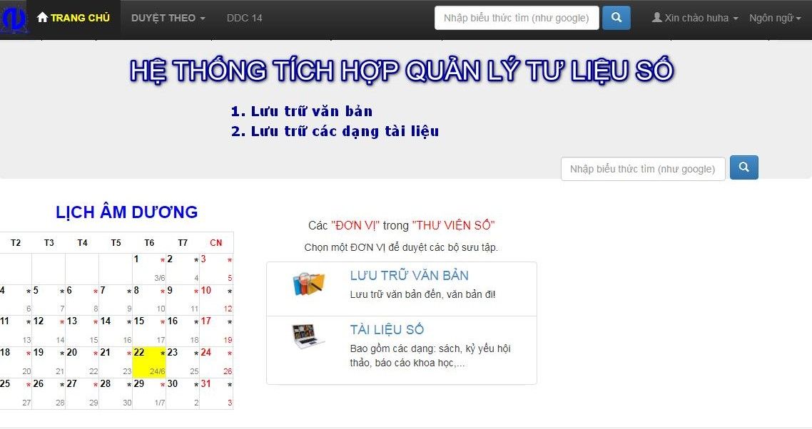 Lưu trữ tư liệu số trong hoạt động hành chính trên ứng dụng DSPACE