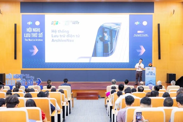 Ông Nguyễn Trung Hiếu - Giám đốc Giải pháp Lưu trữ số ArchiveNex chia sẻ về hệ thống lưu trữ điện thử ArchiveNex