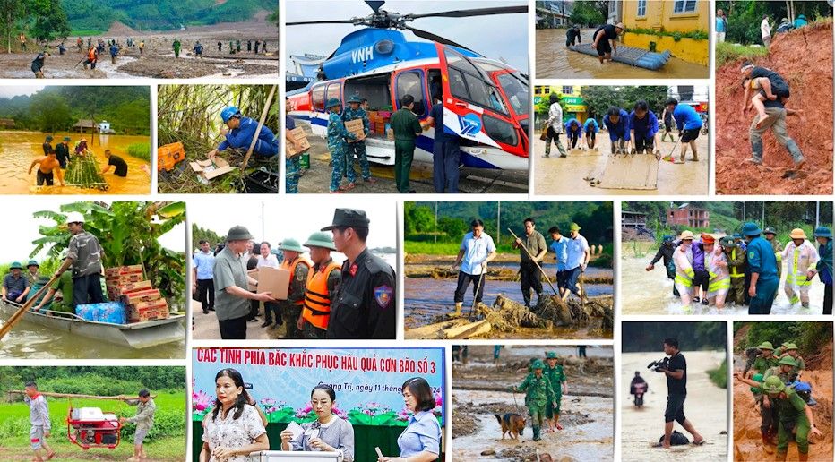 Khẩn trương khắc phục hậu quả bão lũ, nhanh chóng ổn định đời sống nhân dân