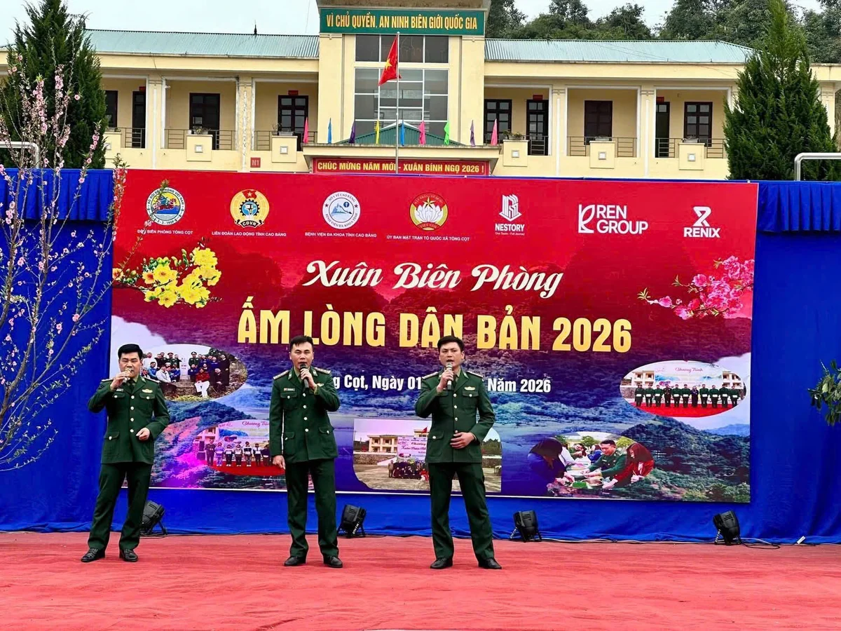 Tiếng hát chiến sĩ vùng biên cương.