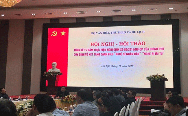 Nên điều chỉnh Quy định xét tặng danh hiệu 'Nghệ sĩ nhân dân', 'Nghệ sĩ ưu tú'