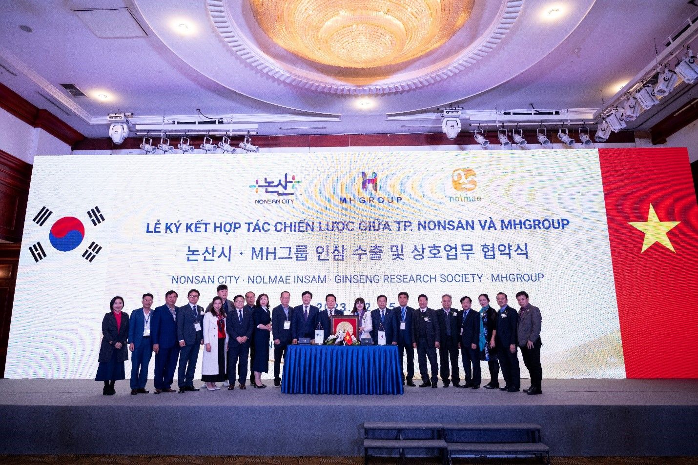 Thành phố Nonsan (Hàn Quốc) và Tập đoàn MHGroup ký kết thỏa thuận hợp tác chiến lược toàn diện
