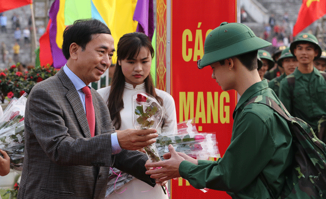 Thái Nguyên: Tổ chức lễ giao nhận quân đợt 1 năm 2019