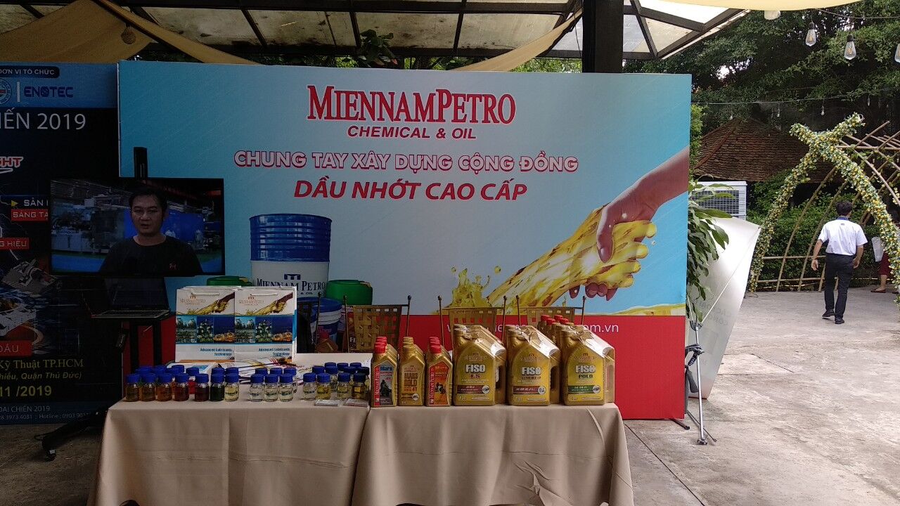 Gian hàng MienNamPetro tại triển lãm