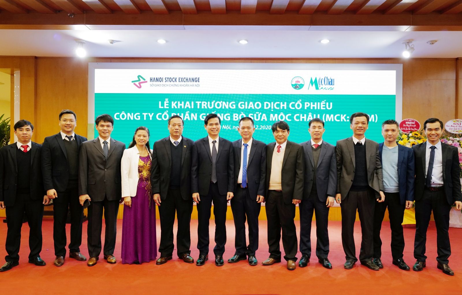 Ông Hoàng Quốc Khánh - Phó Bí thư Tỉnh ủy tỉnh Sơn La đã tham dự buổi lễ và chúc mừng Ban lãnh đạo và tập thể CB-CNV Mộc Châu Milk