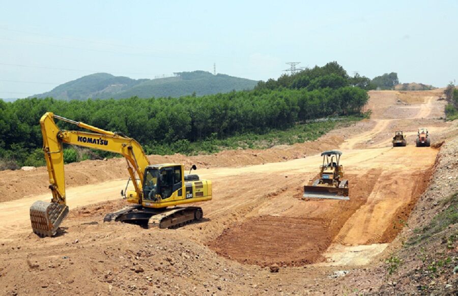 Công trường Dự án cao tốc Bắc - Nam phía Đông