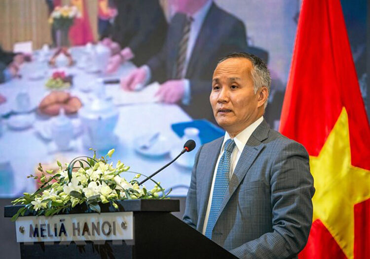 Thứ trưởng Bộ Công Thương Trần Quốc Khánh phát biểu tại Hội nghị