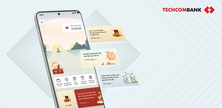 Ứng dụng ngân hàng số Techcombank Mobile đạt nhiều giải thưởng danh giá từ các tổ chức quốc tế
